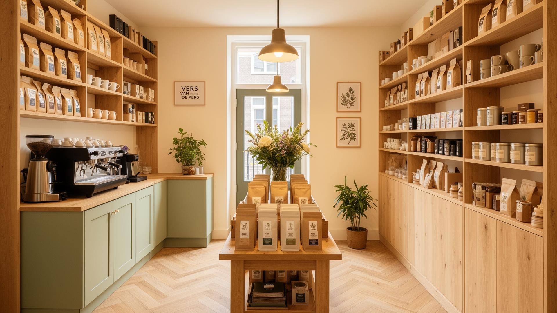 Sfeerbeeld interieur winkel De Koffiepers®
